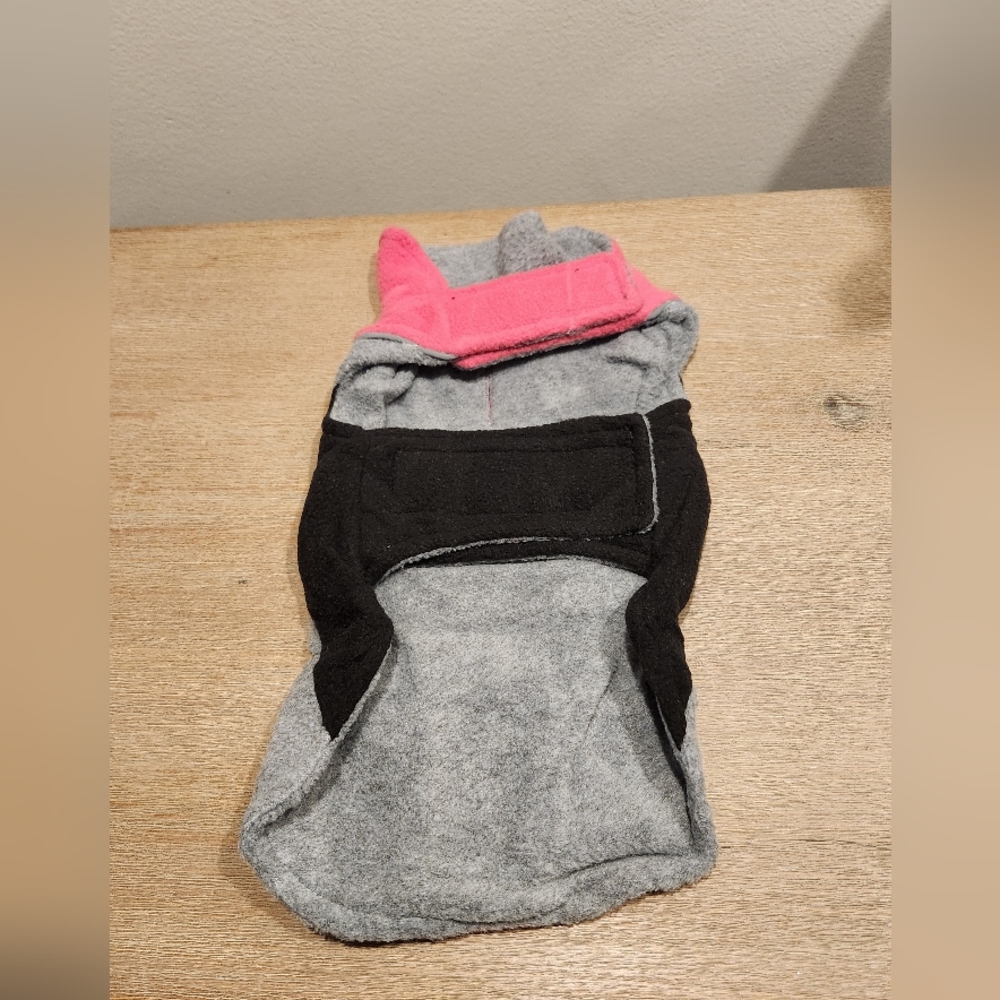 Warm pet jacket.